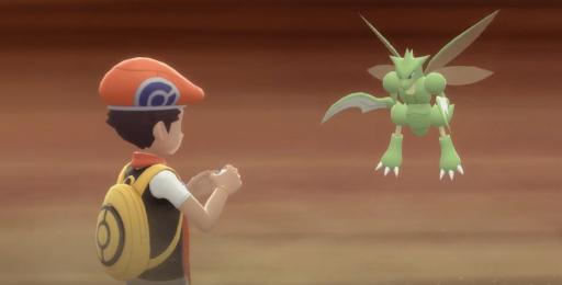 Cómo atrapar a Scyther en Pokémon Sparkling Diamond y Sparkling Pearl
