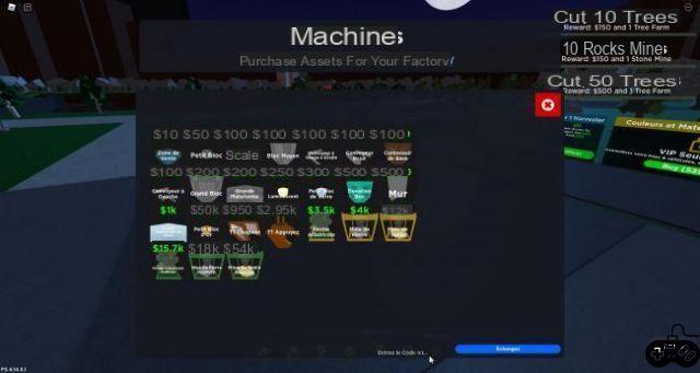 Roblox: Codes Factory Simulator (Février 2022)