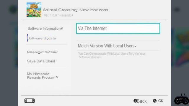 Cómo actualizar Animal Crossing: New Horizons