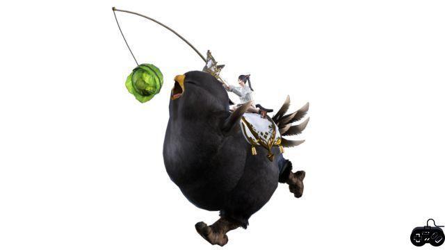 Big Black Chocobo Final Fantasy 14, how to get the mount with Twitch?