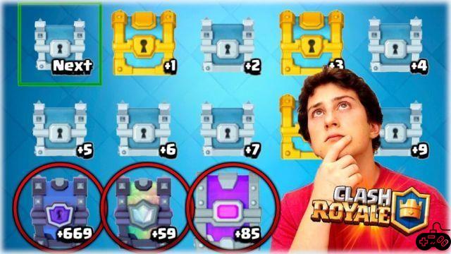 How to know which chests are going to touch you in Clash Royale