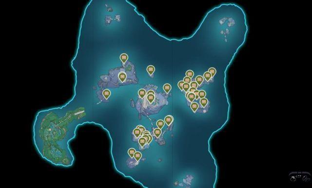 Todas las ubicaciones de cofres en la región de Enkanomiya Genshin Impact 2.4