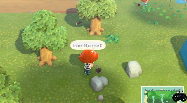 Cómo moler pepitas de hierro en Animal Crossing: New Horizons