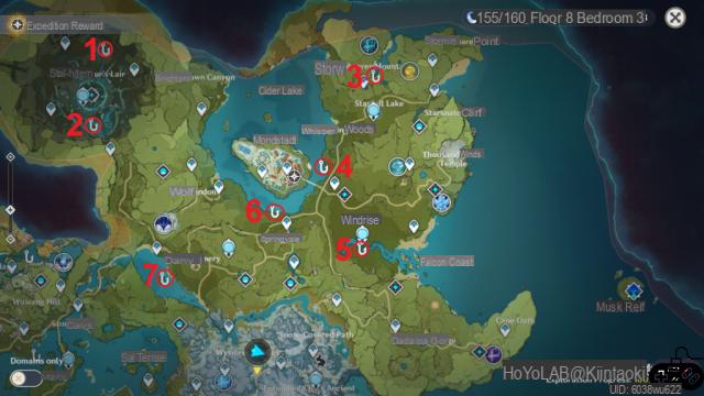 All Fishing Locations in Genshin Impact 2.1