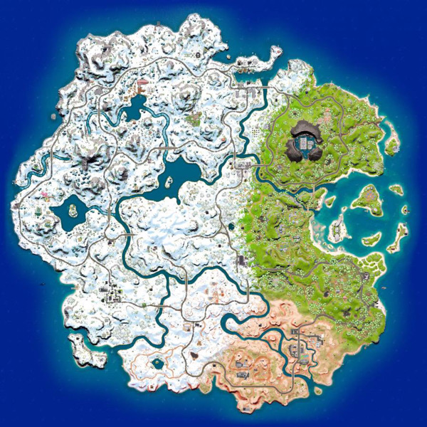 Fortnite dá primeira olhada no mapa da 3ª temporada do capítulo 1